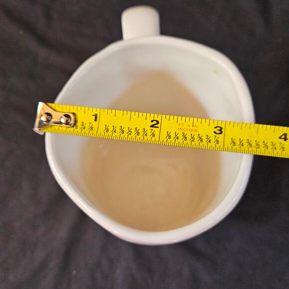 Rae Dunn Magenta Artisan Collection Wild Mug White Farmhouse Coffee Tea - Picture 8 of 9